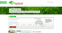 Desktop Screenshot of myland.com.au